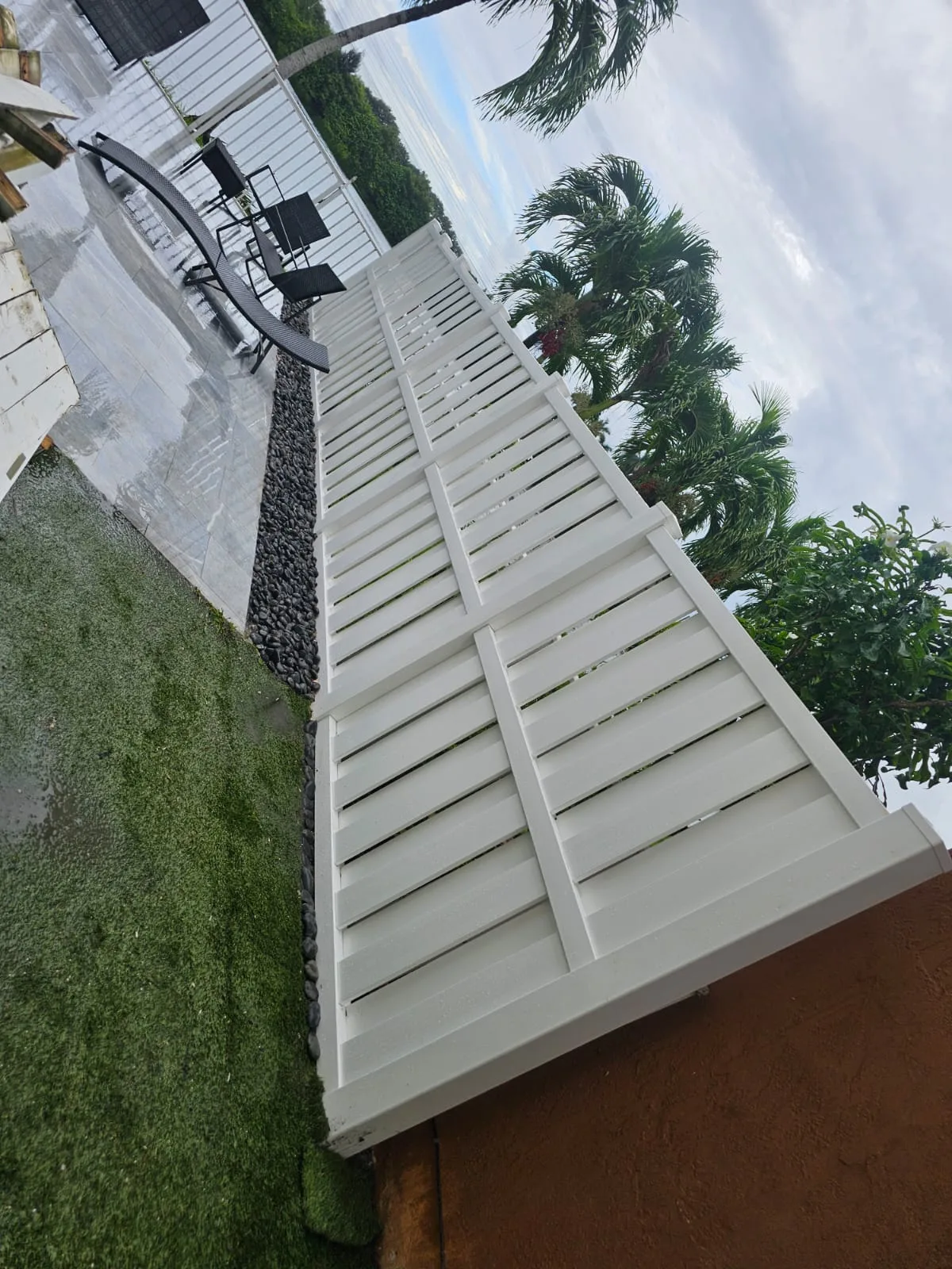 Fence installation detail